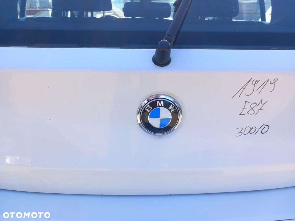 BMW E87 KLAPA BAGAŻNIKA TYLNA TYŁ KOLOR: 300 - 7