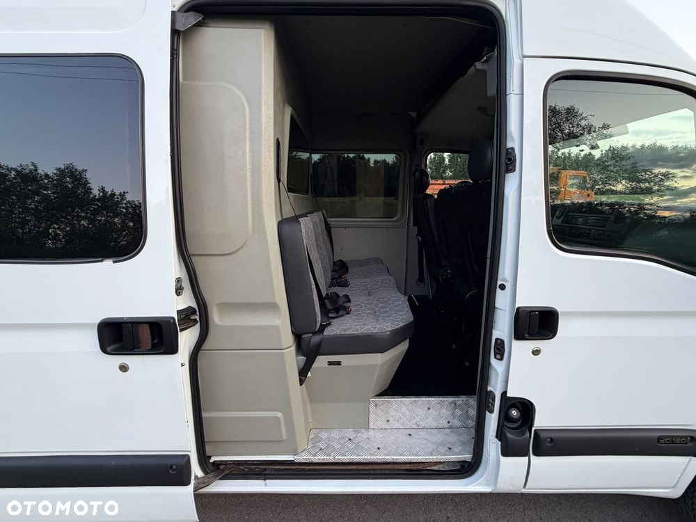 Renault MASTER L2H2 Elektryka Dubel Kabina Brygadówka 7os. Hak Serwis - 8