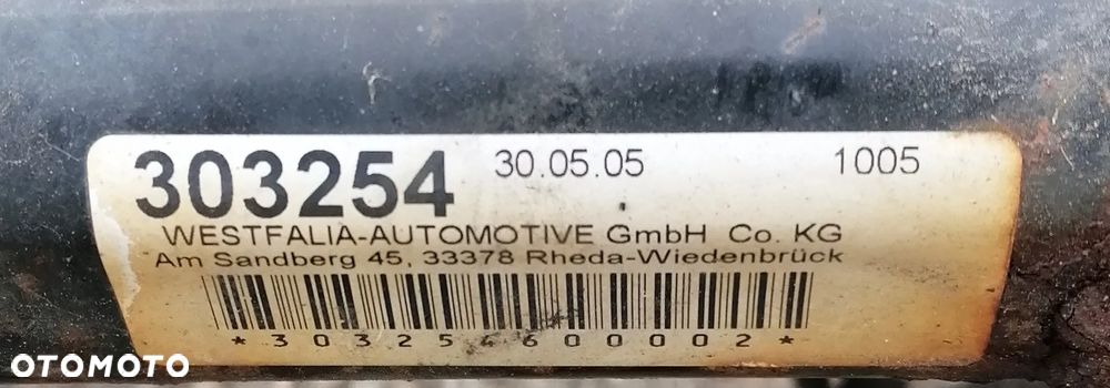 BMW 3 E91 09r HAK HOLOWNICZY ELEKTRYCZNY 6773725 WESTFALIA - 2