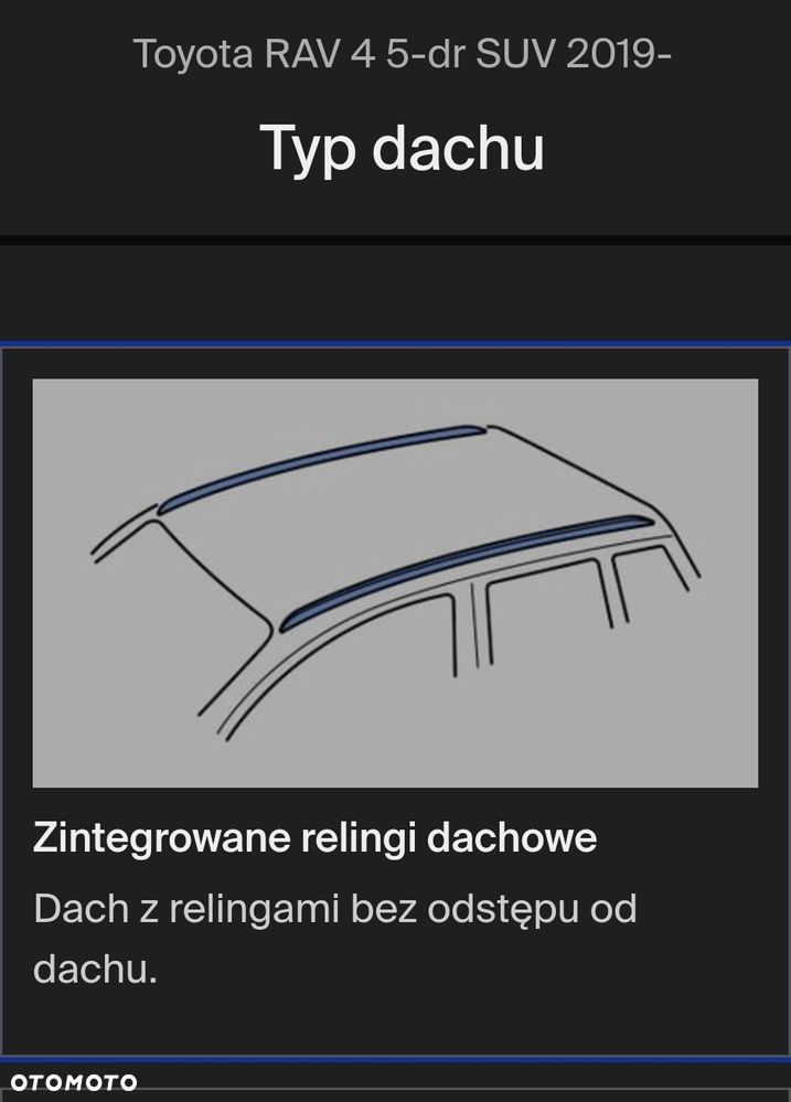 Thule WingBar Edge bagażnik dachowy belki dachowe Toyota Rav4 - 5