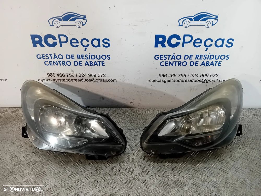 .Otica Oticas Farol Direita Esquerda Opel Corsa D Facelift Original - 1