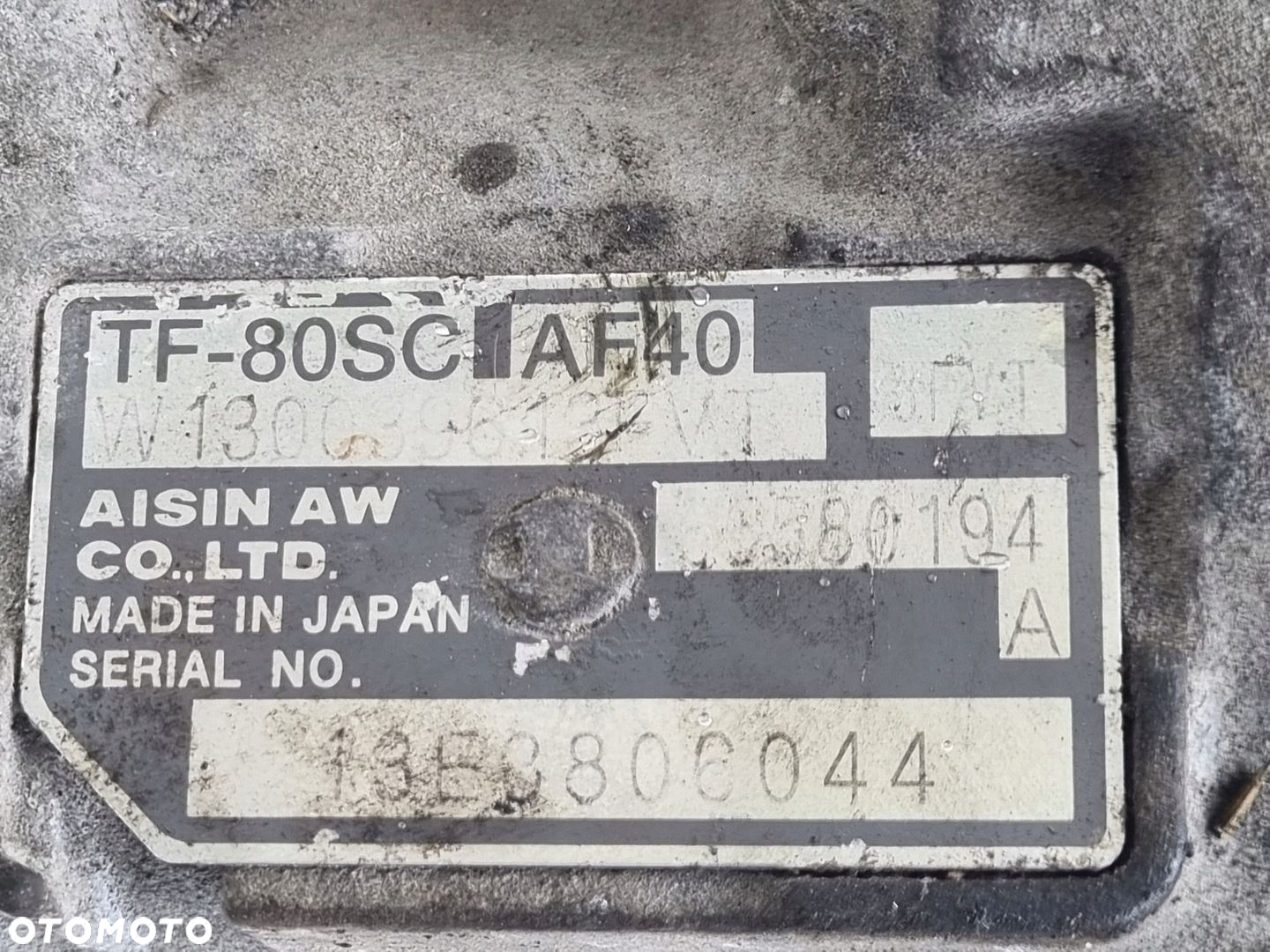 Opel Insignia 2.0 CDTI AUTOMATYCZNA SKRZYNIA BIEGÓW 55580194A TF-80SC - 2