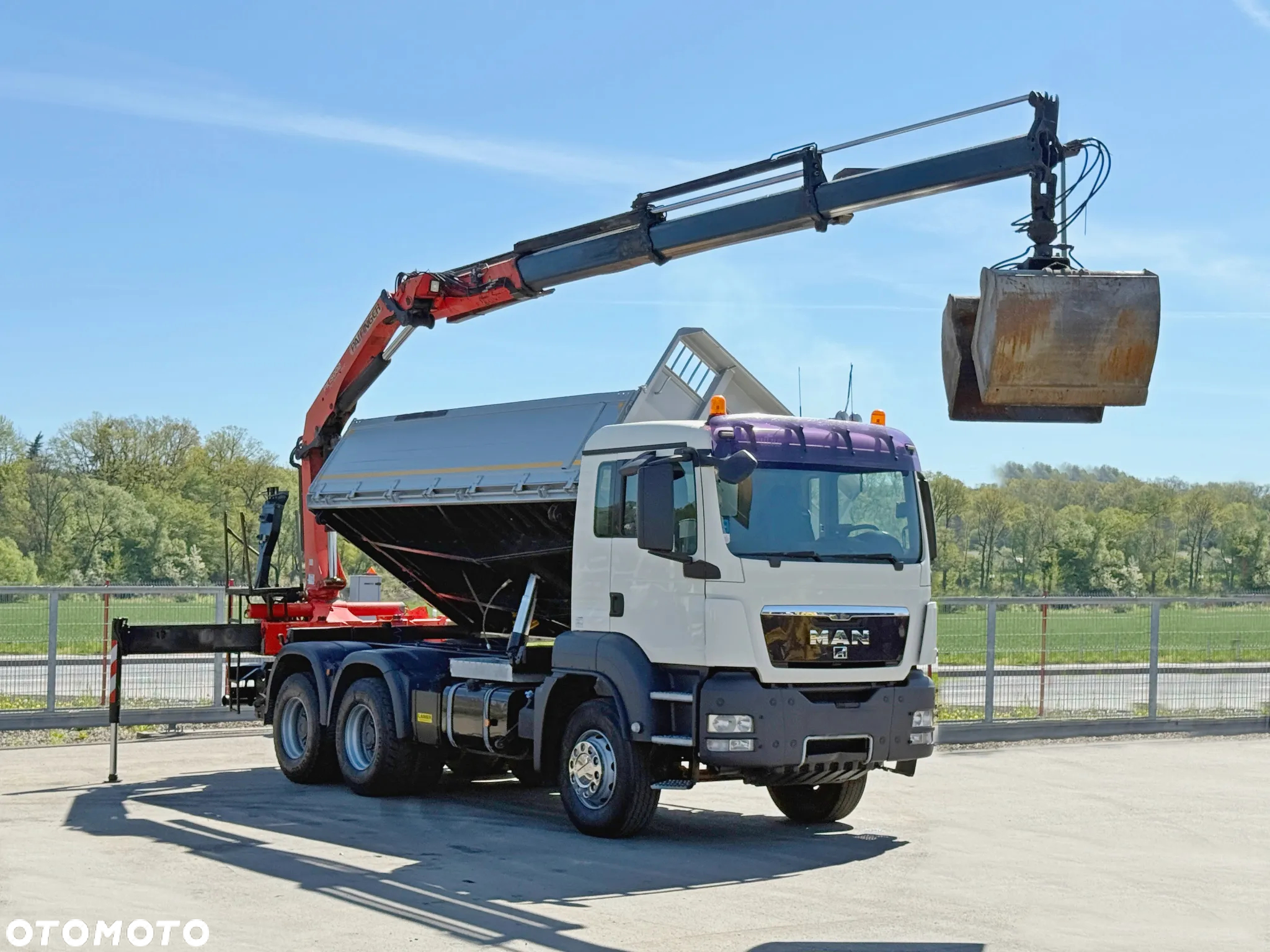 MAN TGS 33.360 * WYWROTKA 6,40 m + PK 15002 / 6x4 * STAN BDB - 2