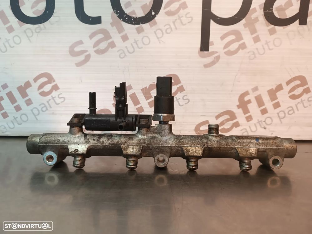 REGUA / RAMPA DE INJECÇÃO COM VALVULAS PEUGEOT 607 807 CITROEN C5 C8 2.2HDI 0445214017 - 7