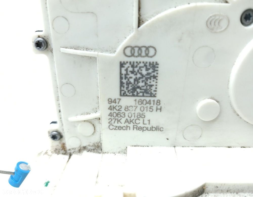 ZAMEK DRZWI LEWY PRZÓD PRZEDNI AUDI A7 C8 4k 4K2837015H - 5