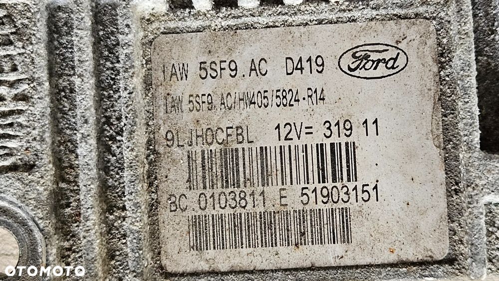 Ford KA Fiat Grande Punto 1.2 8V komputer sterownik silnika 51798649 51903151 51847326 - 5