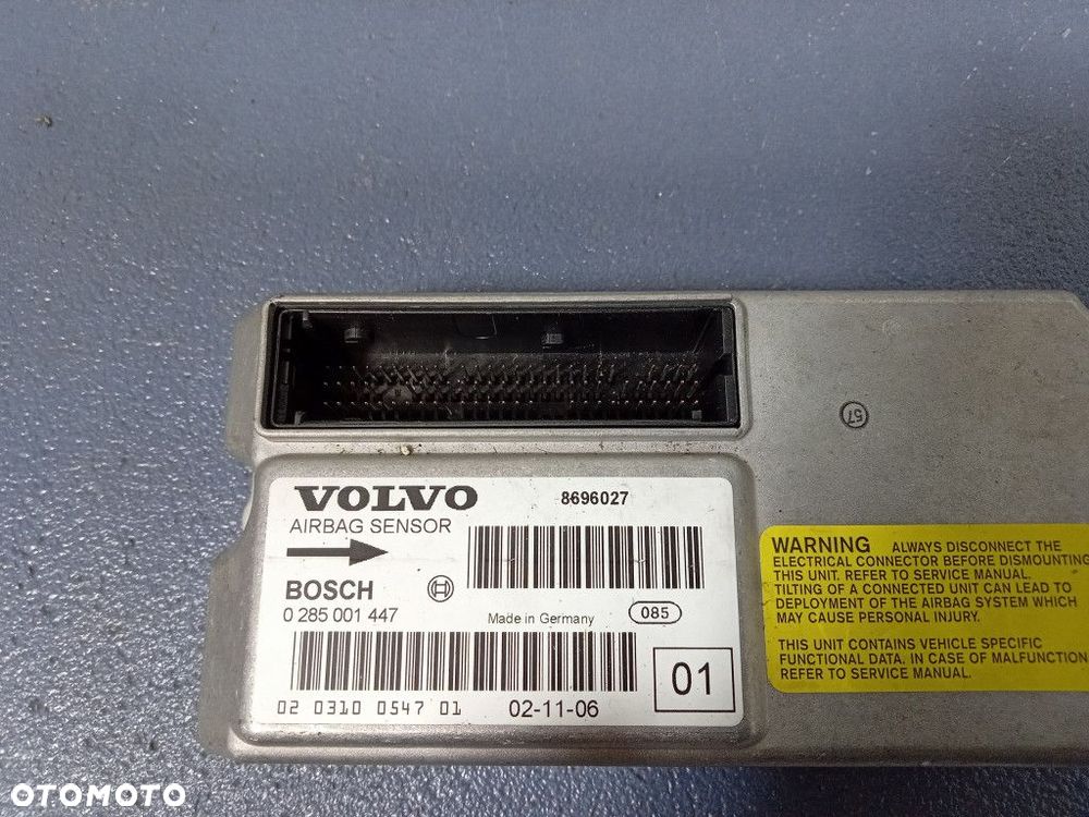 VOLVO XC90 I 02-06 DESKA KONSOLA PODUSZKI PASY EU - 9