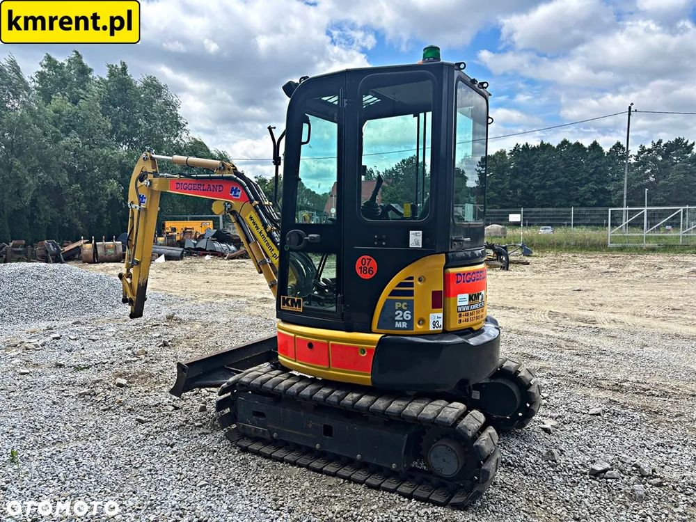 Komatsu PC 26 MR-3 MINI-KOPARKA 2021R | JCB 8015, 8016, 8018, 8025, 8030, YANMAR SV 15, CAT 302.5, 302.4, 303, 303.6, 301.6, 301.8, KUBOTA U27 - 17