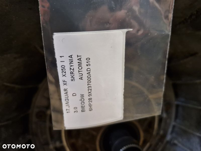 jaguar xf x250 i 1 3.0 d skrzynia biegów automat 6hp28 9x237000ad - 7