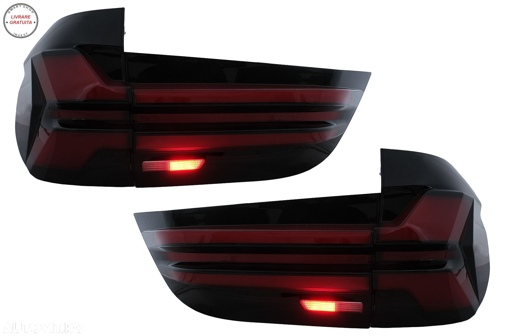 Stopuri Full LED BMW X5 F15 (2013-2018) Conversie la G05 Design- livrare gratuita - 16