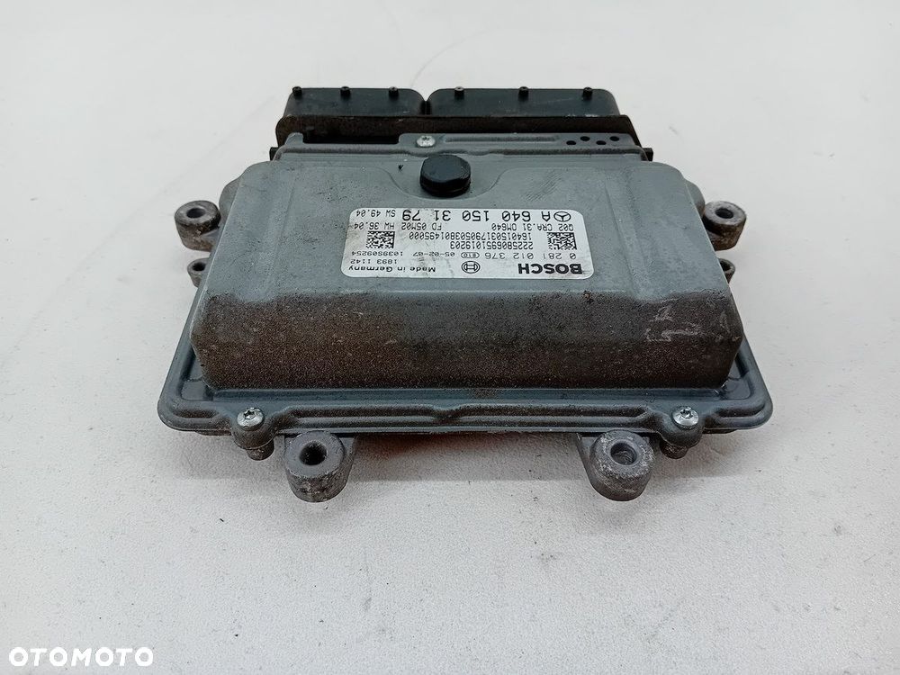 KOMPUTER, STEROWNIK MERCEDES KLASA A W169 A6401503179 0281012376 2.0 CDI - 5