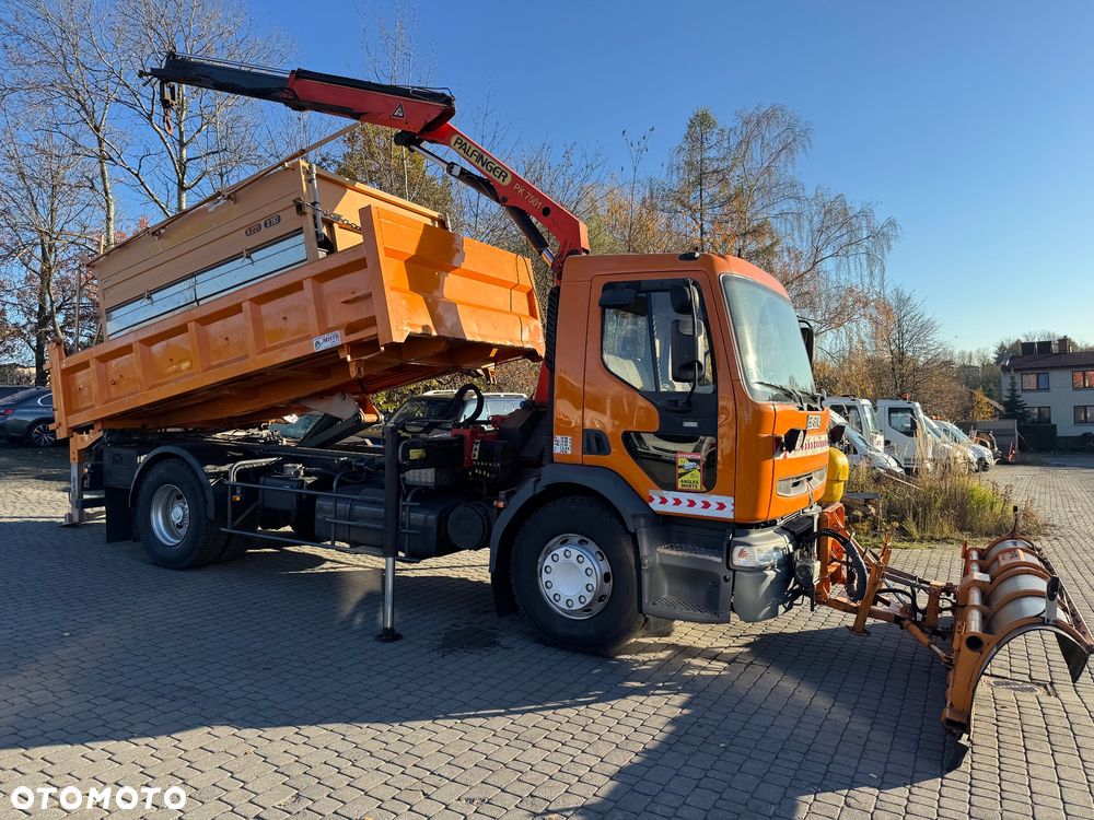 Renault Premium 260DCi Wywrotka 3 str HYDROBURTA HDS Palfinger Solarka Acometis SPECJALNY Pług Odśnieżny Czerpak Kompletny Zestaw - 5