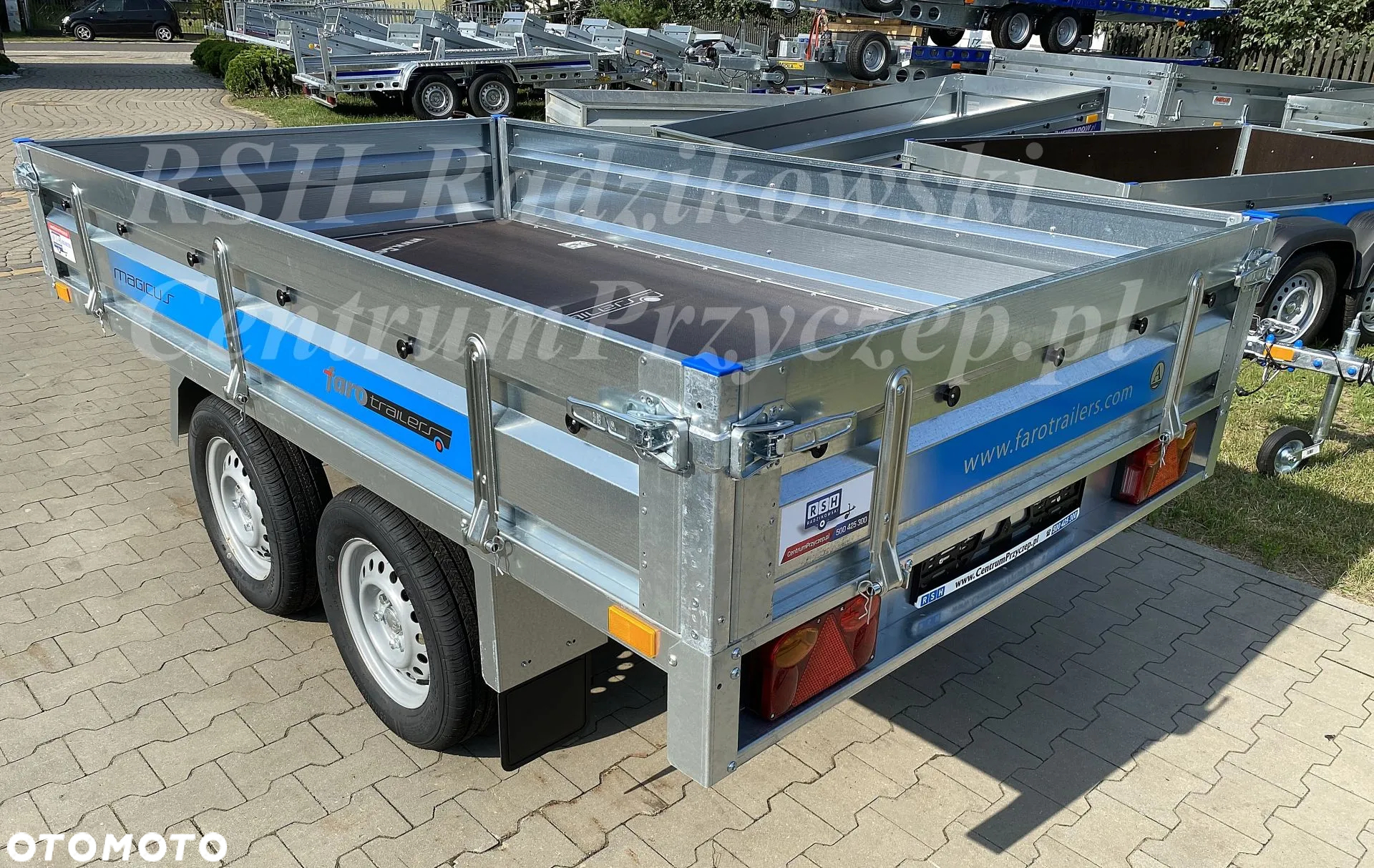 Faro PRZYCZEPA SAMOCHODOWA MAGICUS TANDEM 263X150CM, DMC: 750KG - 6