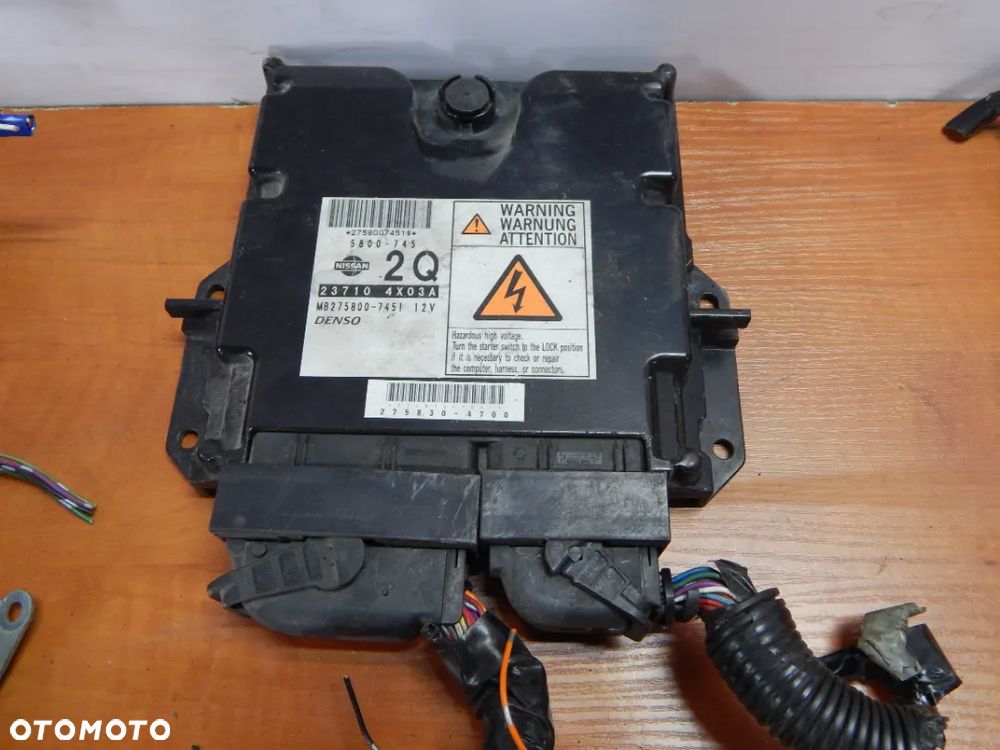 komputer silnika 2.5 dci Nissan Navara D40 Pathfinder R51 05-14 237104X03A Łuków części - 1