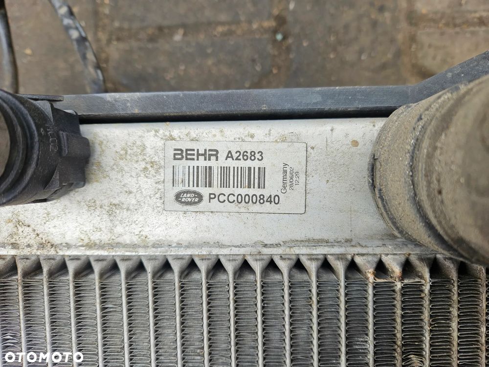 Land Range Rover   L322 chłodnica wody intercooler wentylator - 6