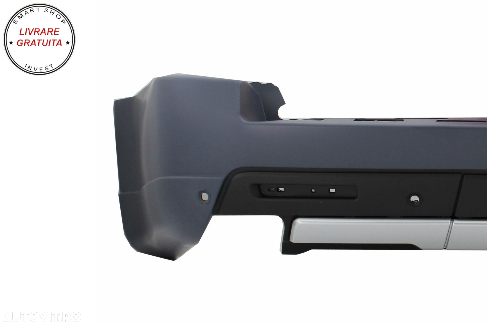 Pachet Exterior cu Grila Centrala Rosu Negru Land Range Rover Sport L320 Facelift - livrare gratuita - 12