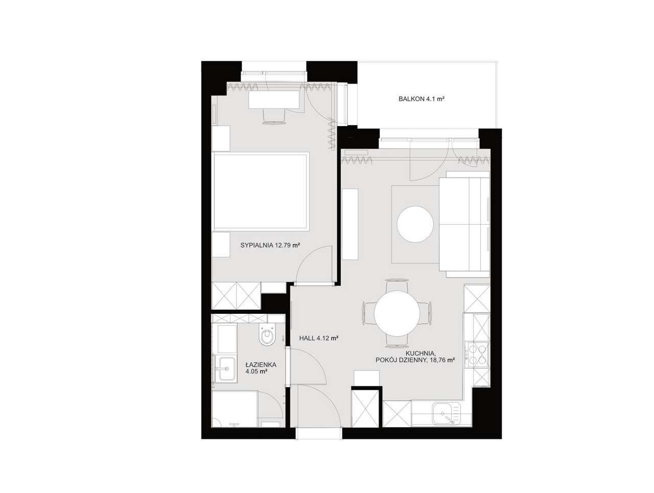 Nowe 2-pok. wysoki standard, balkon, garaż, wyposażone - BEZ PROWIZJI!
