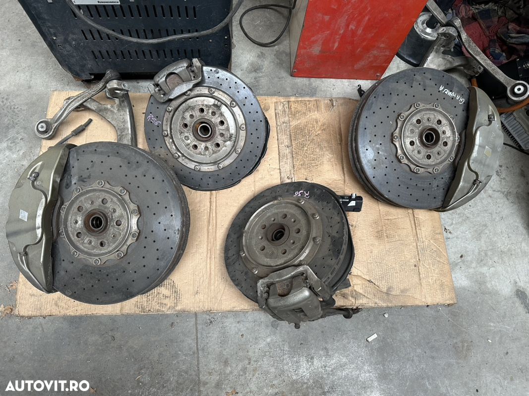 Discuri ceramica si etrieri fata sau spate AUDI RS6 An 2010 cod 3W0615301L 3W0615302D 4E0615601T 4E0615602G - 1