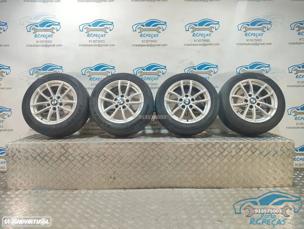 - Conjunto Jantes 16" BMW Style 378 - 7J | ET40 | 5x120 - Originais | Jante | 36316796202 | 6796202 | 205 55 16 | 5 x 120 | 16 Polegadas | F20 | F21 | F22 | F23 | LCI - 2