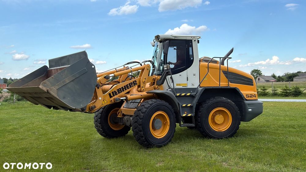 Liebherr Ładowarka Liebherr L524 KLIMA łyżka2,5m3+widły bezAdblue i Dpf szybkozłącze hydr. Cat Caterpillar 924K  924H  930K Volvo L60H / L70H Komatsu WA200-8 WA270-8JCB 426 427 - 13
