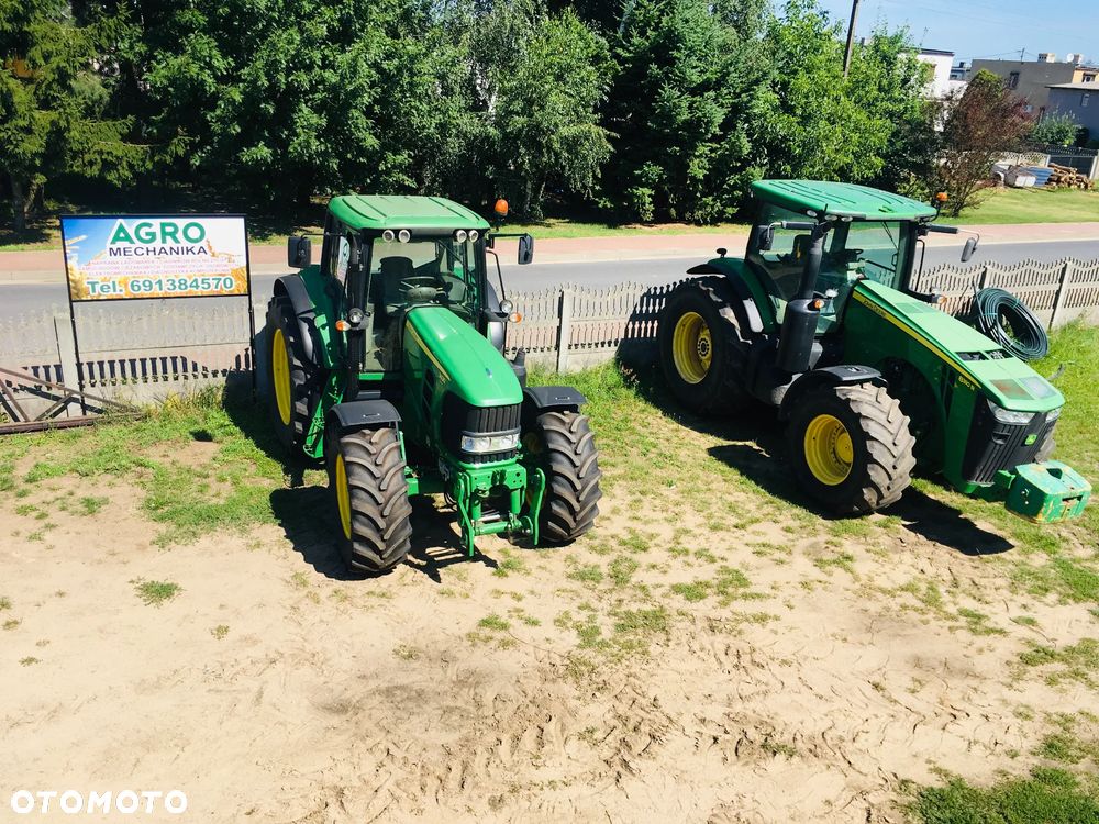 John Deere 7430 Premium Nowe opony Video Pneumatyka - 29