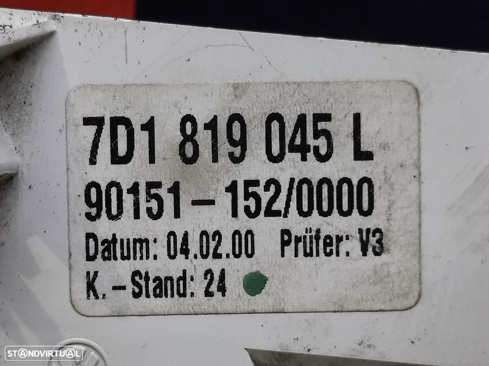 Comutador Sofagem  Volkswagen Transporter T4 Camião De Plataforma/Chas - 3