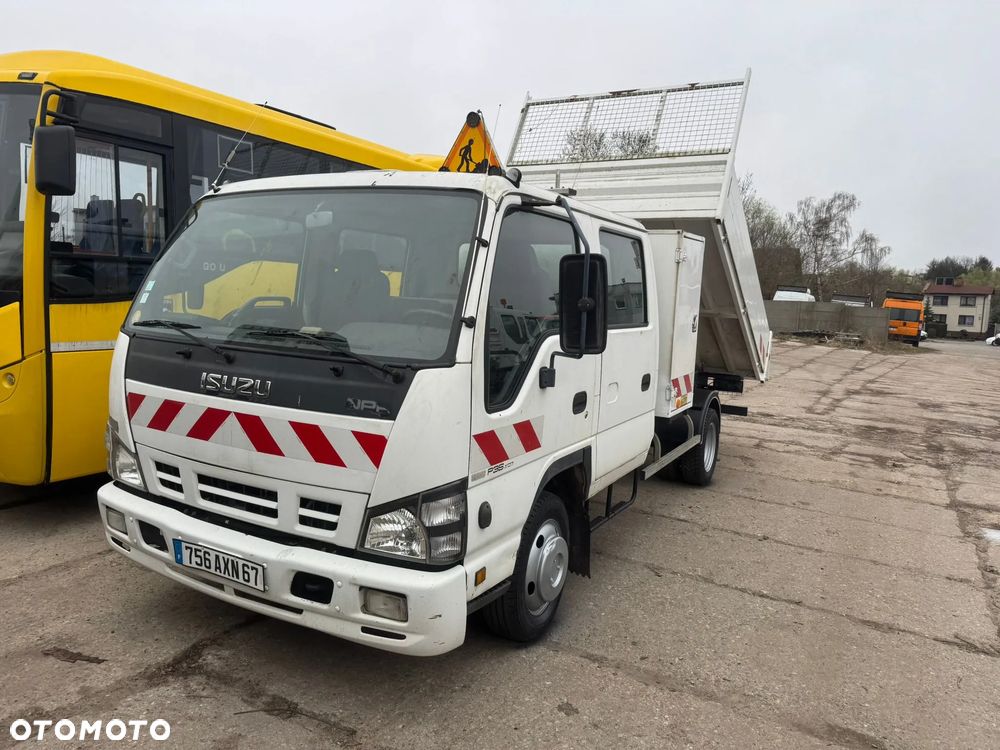 Isuzu NPR P35 Wywrotka Tylko 48 tys Opony Michelin Jak Nowe Brygadówka Dobelkabina Doka Dubelkabina