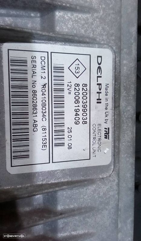 Centralina Do Motor Renault Clio Grandtour (Kr0/1_) - 3