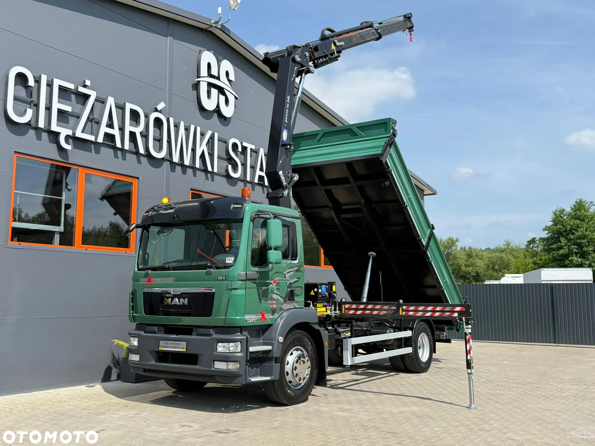 MAN TGM TGL TGS 18.250 // E5 // wywrotka 3-S + HDS HMF 1420 - K2 // budowlanka // energetyka //żuraw dzwig kran crane // Świeżo sprowadzony - 2
