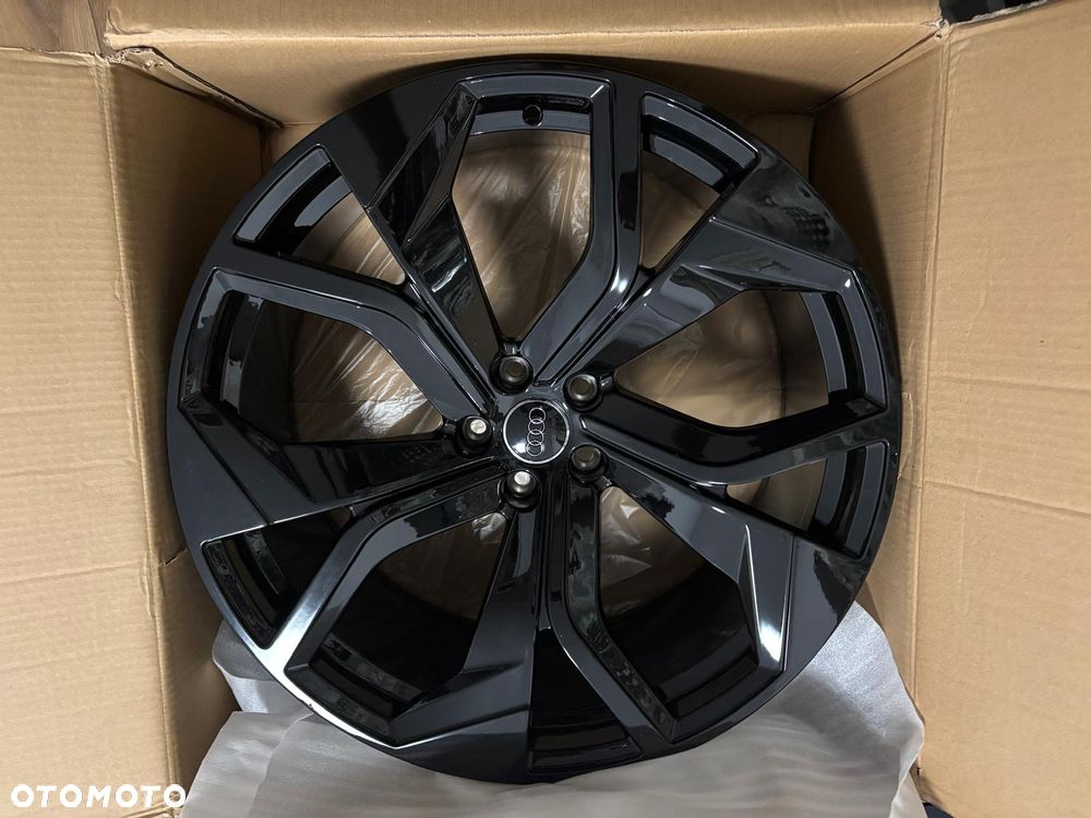 Felgi Audi 22 5x112 10J ET21 Q7 Q8 SQ7 SQ8 A8 A7 22 cale czarne - 4