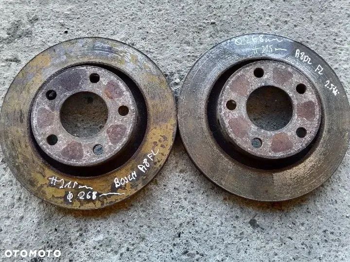 Tarcze Hamulcowe Tył Tylnie BOSCH Audi A8 D2 269mm - 1