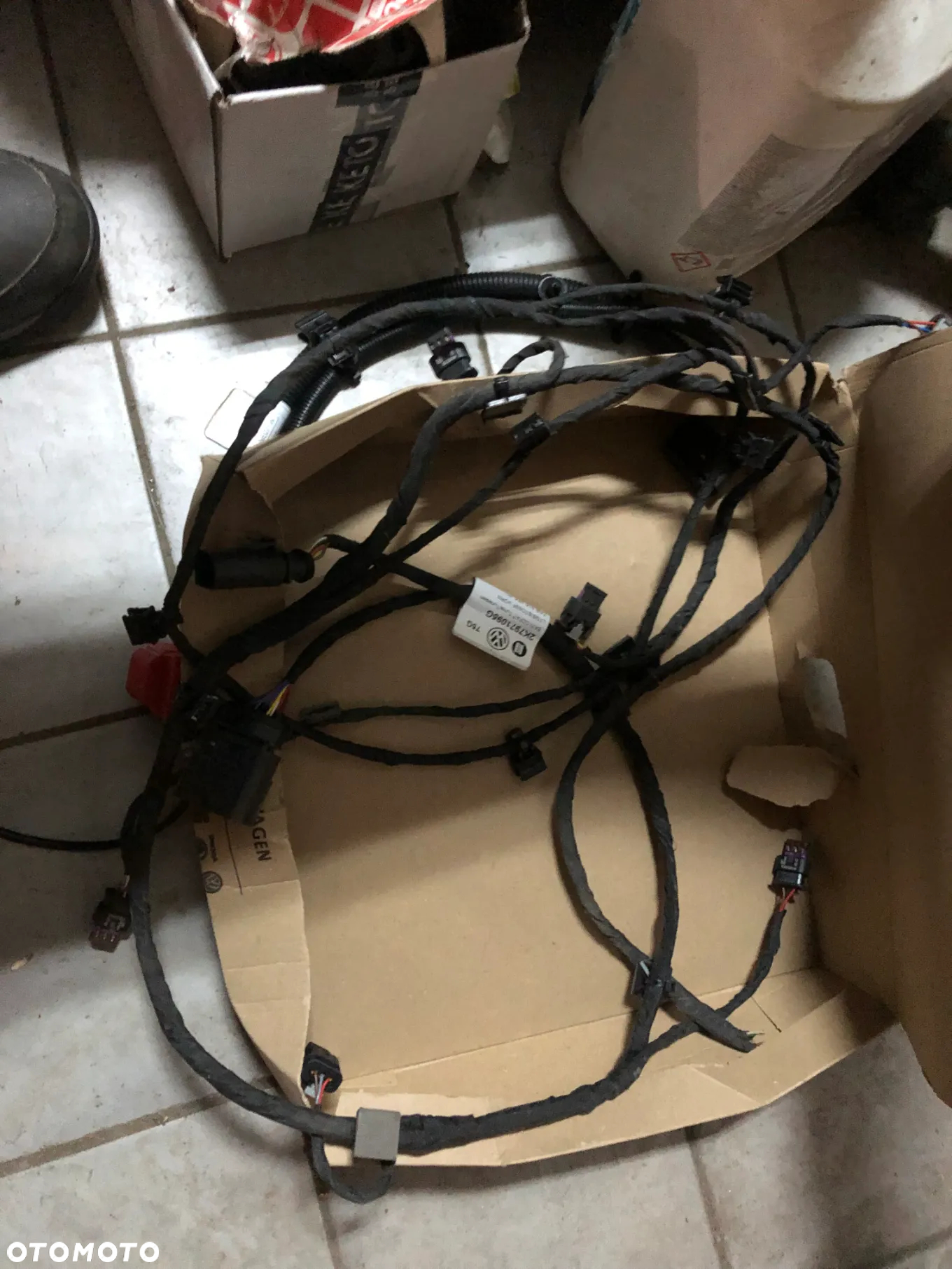 instalacja wiązka pdc zderzaka przód 2K7971095G VW CADDY V - 2