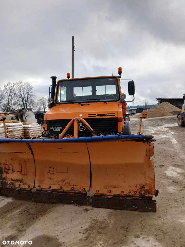 Mercedes-Benz Unimog 1450 4x4 Czołownica Ciagnik rolniczy - 12