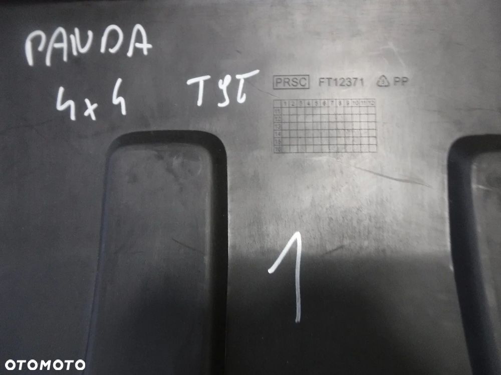 fiat panda ii 2 4x4 spoiler listwa dokładka zderzaka tył - 2