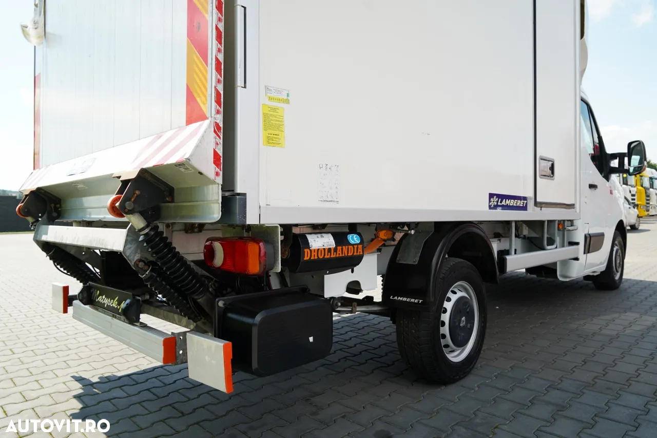 Renault MASTER / FRIGIDER / LAMBERT / UNITATE CARRIER XARIOS 350 / ELEVATOR DHOLLANDIA 750 KG / MASĂ NETĂ: 3500 KG / 2020 - 11