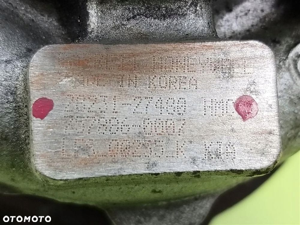 Turbosprężarka turbina Kia Ceed I 2006-2012 2,0 CRDI 2823127480 ORYGINAŁ - 2