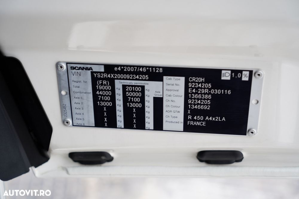 Scania R 450 / RETARDER / HIDRAULICĂ / I-PARK COOL / - 34