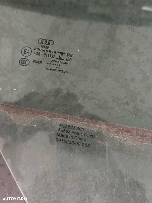 Geam usa dreapta fata Audi A7 4K 4 K8 cod 4K8845202 - 2