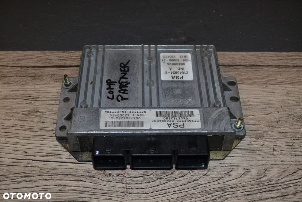 CITROEN PEUGEOT 1,4 B KOMPUTER STEROWNIK SILNIKA 9643782580 - 1