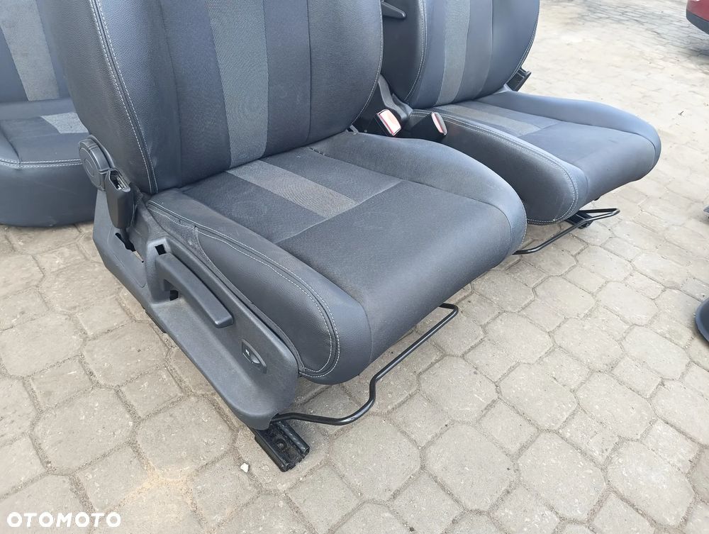Fotel fotele tapicerka boczki megane III PÓŁ SKÓRA - 7
