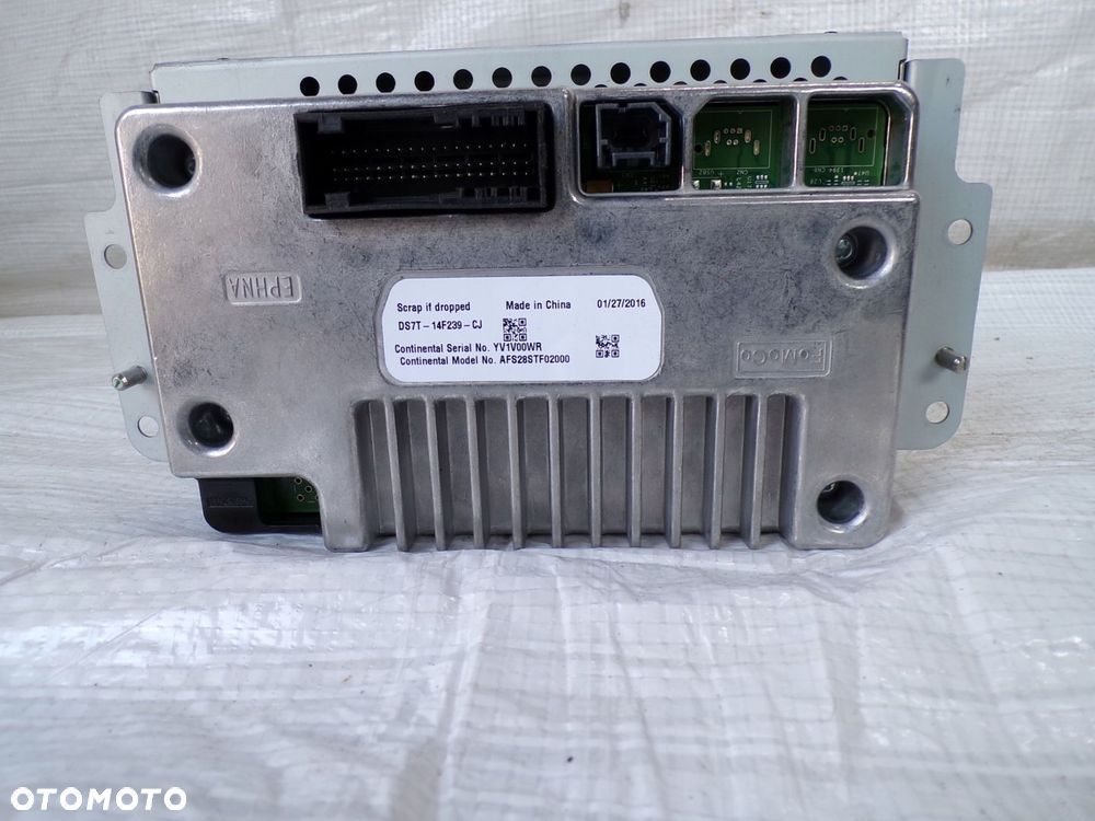 FORD MONDEO MK5 RADIO ODTWARZACZ DS7T-19C107-GN WYŚWIETLACZ PANEL KLIMY - 11