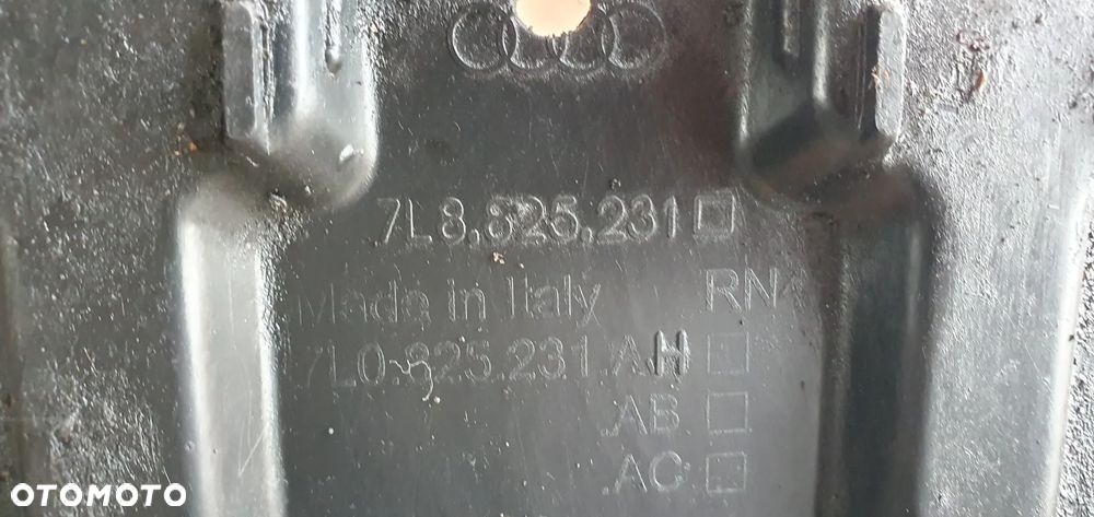 Osłona podwozia płyta skrzyni VW Touareg 7L0825231AH - 5