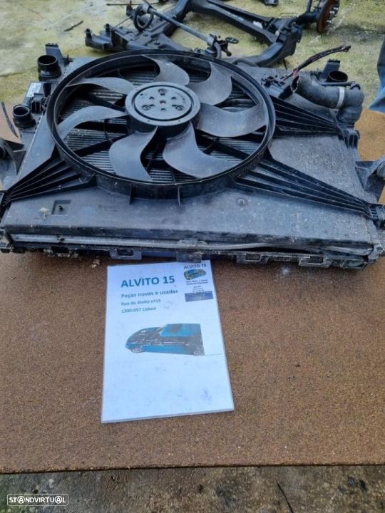 radiador de intercooler, água, ac e termoventilador Mercedes Vito 111 2018 - 3