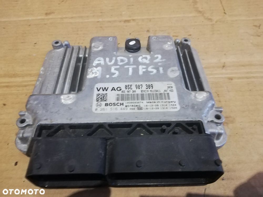 Audi Q2 TFSI 1.5 Komputer Silnika 05E907309 Stacyjka Kluczyk - 1