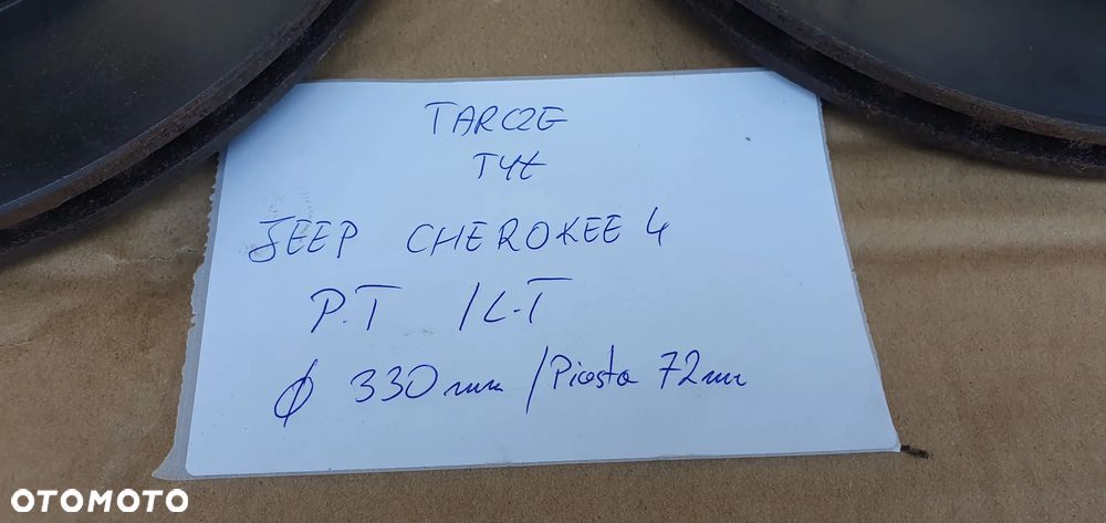 Tarcze hamulcowe klocki tył tylne Jeep Grand Cherokee IV WK2 3.0 CRD - 11