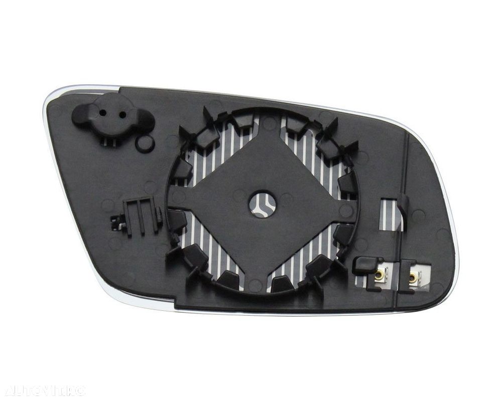Geam oglinda Audi A6 (C5) 1997-01.2005, A3 (8L), 01.00-04.03, A4 (B5), 01.99-09.01, A8 (D2), 1999-12.02 stanga/dreapta View Max Crom Asferica Cu incalzire - 2