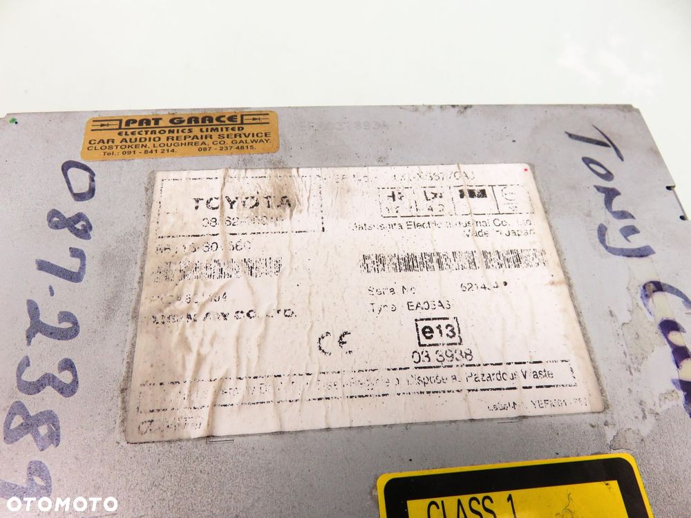 RADIO TOYOTA AVENSIS II 0866200910 - 5