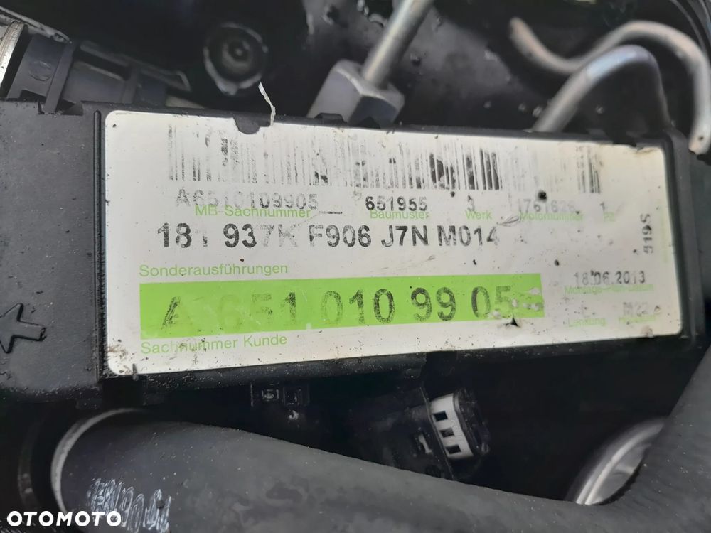 Silnik 2.2 CDI Mercedes Sprinter 906 2013r. / 651955 / 160KM / 300TYS PRZEBIEG - 2