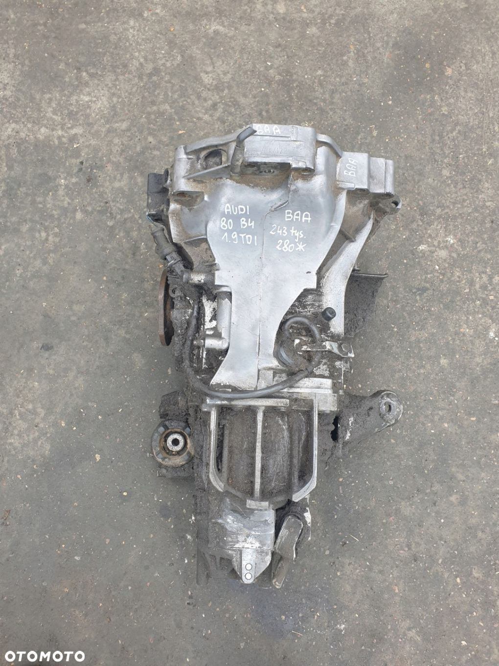 SKRZYNIA BIEGÓW MANUALNA AUDI 80 B4 1.9 TDI BAA - 2