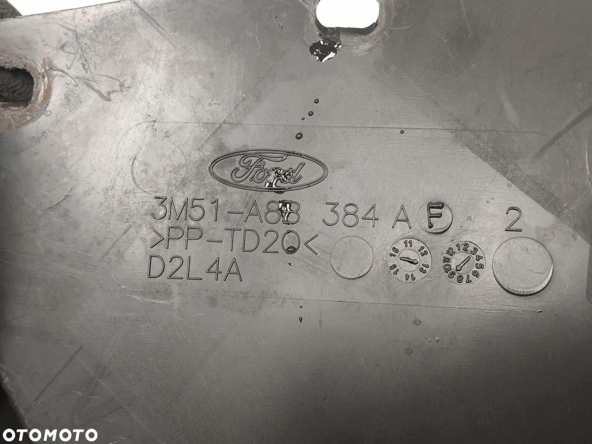 FORD FOCUS Mk2 2005-2011 OSŁONA PŁYTA POD ZDERZAK OSŁONA SINIKA CHŁODNICY DOLNA ORYGINAŁ - 8